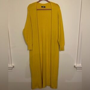 Apparis Yellow Long Cardigan